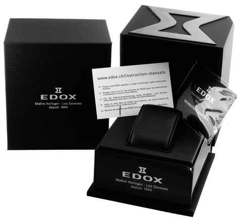  Edox Herren Uhr Automatik 88008 3CA BUIN Swiss Made Delfin 43 mm Ø Neu 