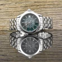 Thumbnail von Omega Seamaster 120 M Jacques Mayol Limited Edition Green Dial unpoliert - Vintage