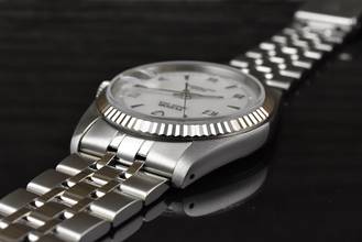 Thumbnail von Tudor Prince Date 74034 Mother-of-Pearl Dial - NOS - SERVICE - FULL SET 2005