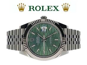Thumbnail von Rolex Datejust 41 Green Motif Dial - SEHR SELTEN - LIKE NEW