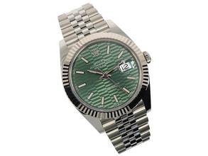 Thumbnail von Rolex Datejust 41 Green Motif Dial - SEHR SELTEN - LIKE NEW