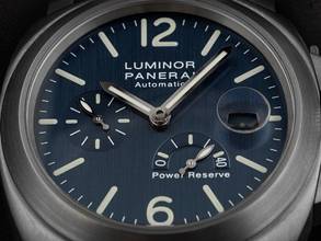 Thumbnail von Panerai Luminor Marina Power Reserve Ref.PAM00093 2002 Full Set sehr gut Vintage Luminor Marina Power Reserve Titan Faltschließe