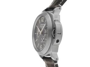 Thumbnail von Panerai Luminor Marina Power Reserve Ref.PAM00093 2002 Full Set sehr gut Vintage Luminor Marina Power Reserve Titan Faltschließe