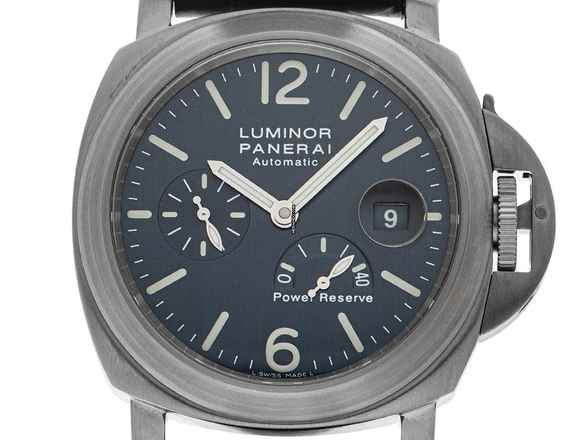  Panerai Luminor Marina Power Reserve Ref.PAM00093 2002 Full Set sehr gut Vintage Luminor Marina Power Reserve Titan Faltschließe 