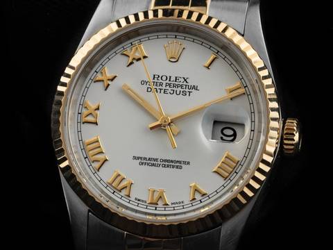  Rolex Datejust 36 Ref.16233 1996 LC 100 Full Set sehr gut Vintage Datejust 