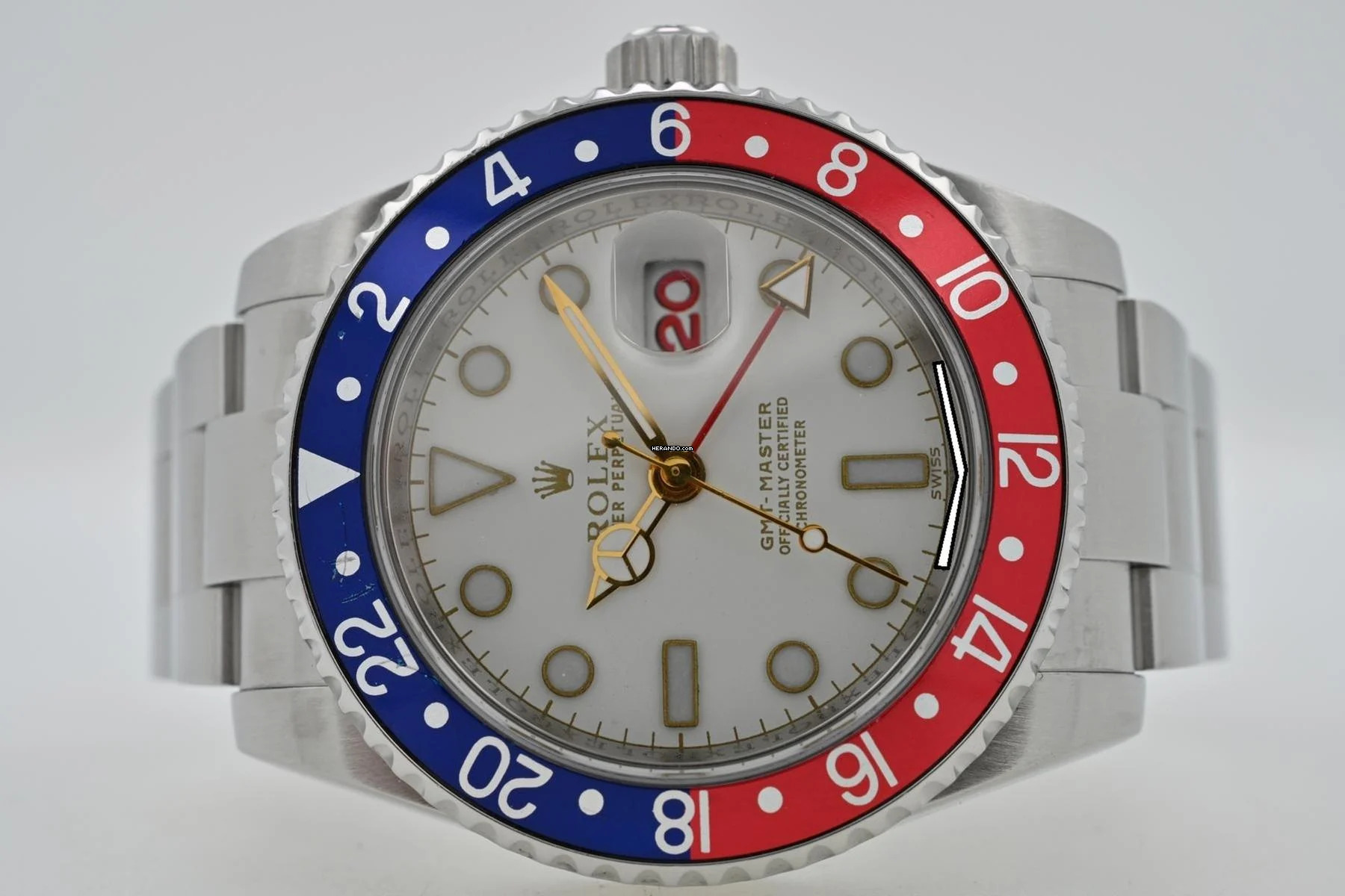  Rolex GMT-Master II 116710BLRO Blaken Vintage Line PanAm White Dial Limited 58pcs 