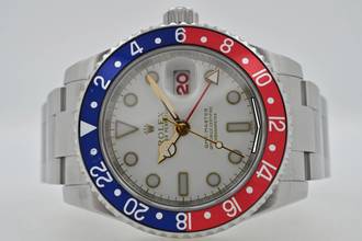 Thumbnail von Rolex GMT-Master II 116710BLRO Blaken Vintage Line PanAm White Dial Limited 58pcs