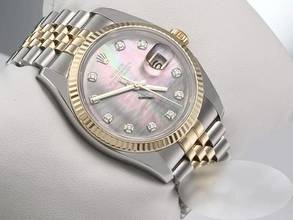 Thumbnail von Rolex Datejust 36 36mm 116233 Perlmutt Diamanten Stahl Gelbgold 750 Automatik Stainless Steel 18kt Yellow Gold Jubilé-band Chronometer Oyster