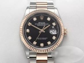 Thumbnail von Rolex Datejust 36 126231 2020 Stahl Rosegold 750 Diamanten Automatik Stainless Steel 18kt Rose Gold Oyster-band Chronometer Black Dial