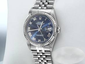 Thumbnail von Rolex Datejust 36 16234 Stahl Weissgold 750 2001 Automatik 36mm Stainless Steel 18kt White Gold Date Just Jubilé-band Chronometer Oyster