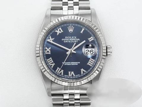  Rolex Datejust 36 16234 Stahl Weissgold 750 2001 Automatik 36mm Stainless Steel 18kt White Gold Date Just Jubilé-band Chronometer Oyster 
