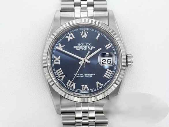  Rolex Datejust 36 16234 Stahl Weissgold 750 2001 Automatik 36mm Stainless Steel 18kt White Gold Date Just Jubilé-band Chronometer Oyster 