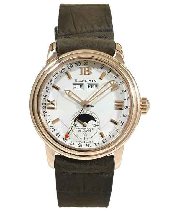  Blancpain Léman Moonphase Mondphase Limited Edition 250 Stk. 750er Gold (18ct) Ref. 3563-3642 