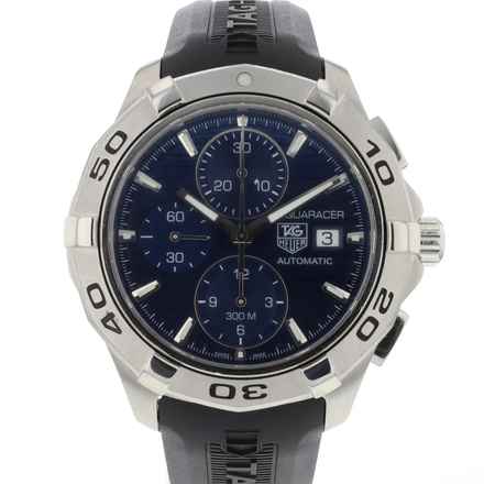  TAG Heuer Aquaracer 300M Chronograph Blue Dial 