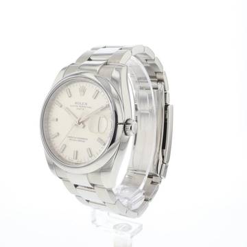  Rolex Oyster Perpetual Date 34 Silver Dial 