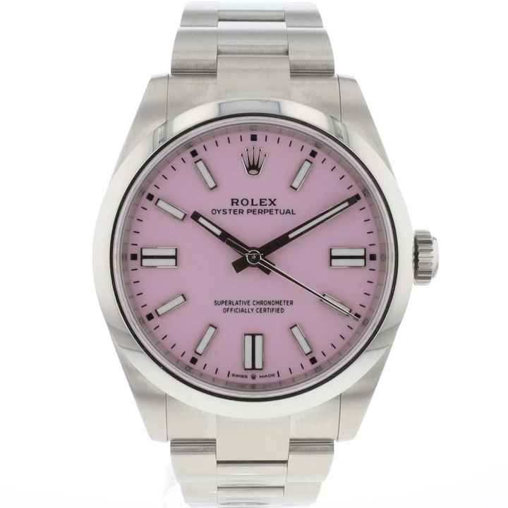  Rolex Oyster Perpetual 41 Candy Pink Dial NEW '25 