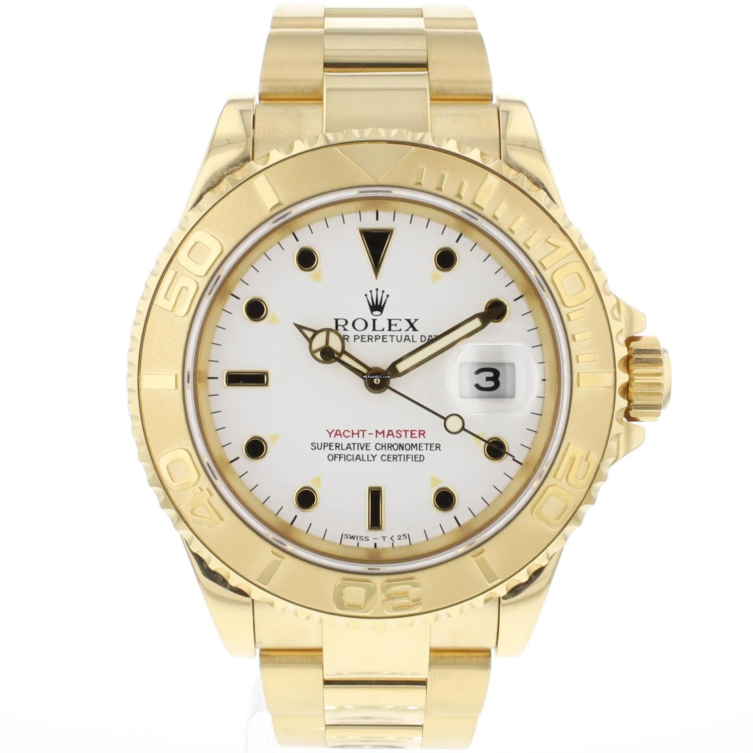 Thumbnail von Rolex Yacht-Master 40 Yellow Gold White Dial