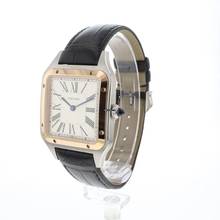 Thumbnail von Cartier Santos Dumont Large Rose Gold / Steel Silver Dial