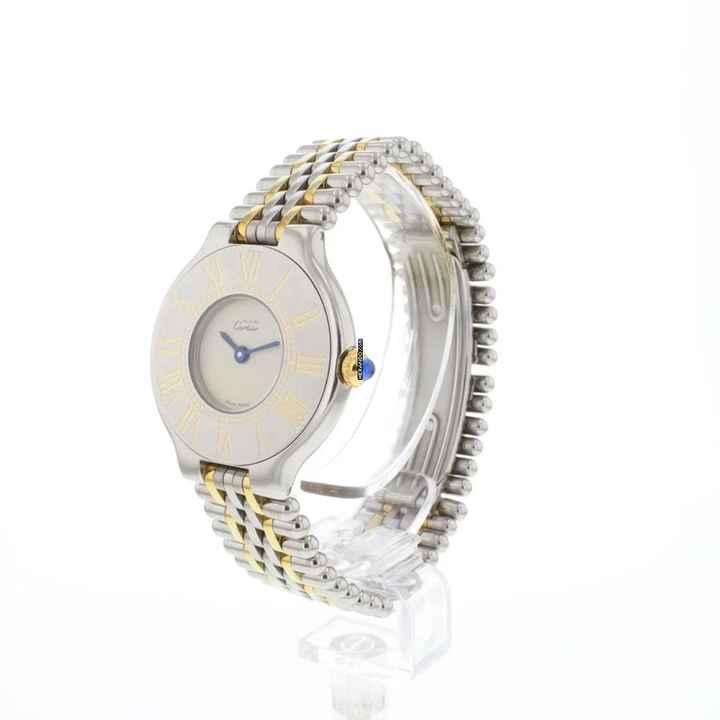  Cartier 21 Must de Cartier PM Steel Gold Quartz Service '26 