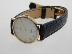 Thumbnail von Rolex Cellini 18 Karat Gelbgold Cellini Handaufzug 32 mm im Top Zustand mit Jubiläumsblatt und original 18 Kt. Schließe