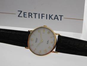 Thumbnail von Rolex Cellini 18 Karat Gelbgold Cellini Handaufzug 32 mm im Top Zustand mit Jubiläumsblatt und original 18 Kt. Schließe