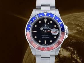 Thumbnail von Rolex GMT-Master II Ref. 16710 Full Full Set - 3 Bezel - 2 Bracelets - Top Condition