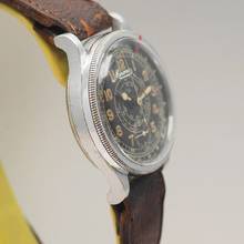 Thumbnail von Minerva Monopusher Chronograph WW2 Schnecken-Tachymeter very rare