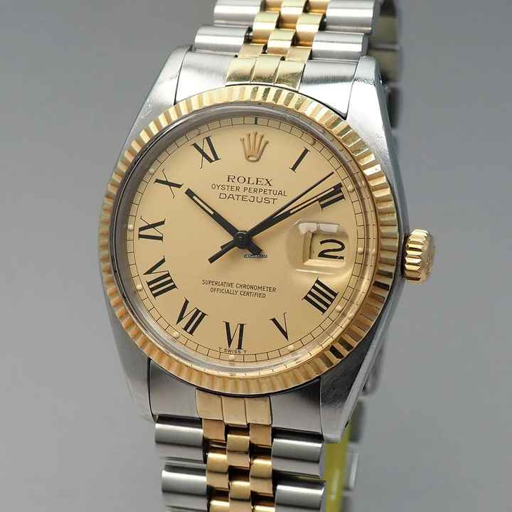  Rolex Datejust 36 Buckley Dial Stahl/Gold 18k/750 Rolex Box Buckley Dial 