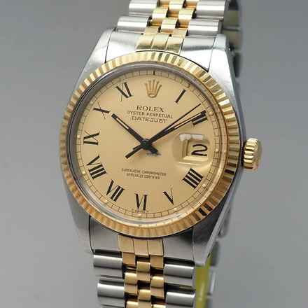  Rolex Datejust 36 Buckley Dial Stahl/Gold 18k/750 Rolex Box Buckley Dial 