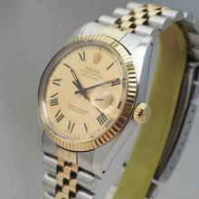 Thumbnail von Rolex Datejust 36 Buckley Dial Stahl/Gold 18k/750 Rolex Box Buckley Dial