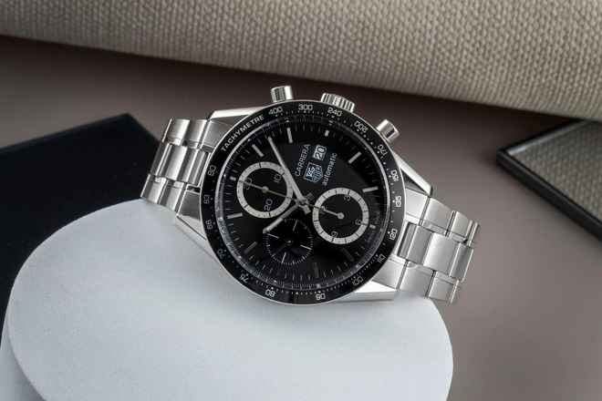  TAG Heuer Carrera Calibre 16 Chronograph Stahl Automatik Herrenuhr Ref. CV2010.BA0788 
