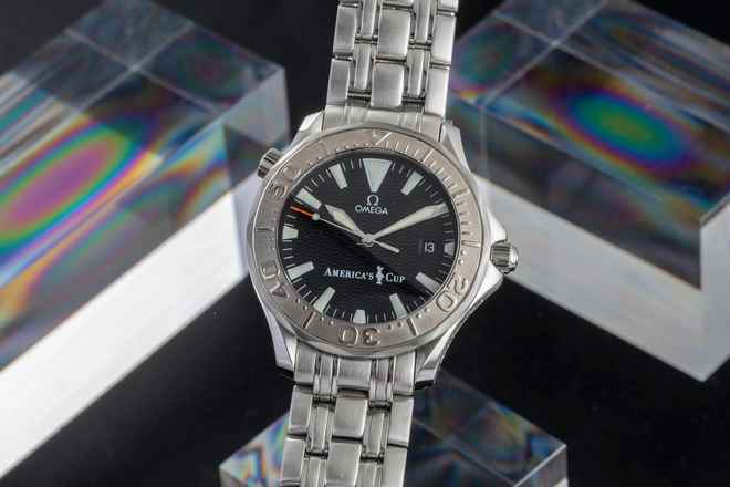  Omega Seamaster Diver 300 M Americas Cup Stahl / Weissgold Ref. 2533.50.00 LIMITED 