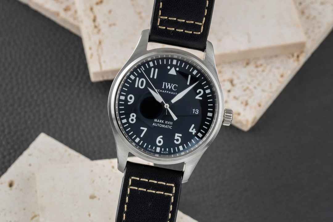  IWC Fliegeruhr Mark XVIII Edelstahl Automatik Herrenuhr Ref. IW327001 B&P 2017 