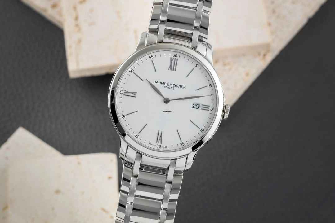  Baume & Mercier Classima Stahl Herrenuhr Ref.M0A10354 65809 Papiere 