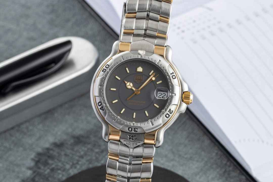  TAG Heuer 6000 Professional 6000 Series Stahl / Gold Ref. WH1152 Klassiker 