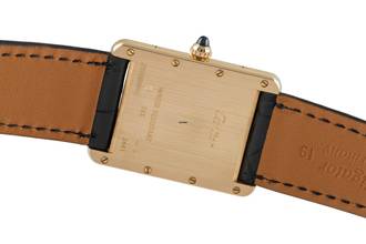 Thumbnail von Cartier Tank Louis Cartier 18k (0,750) Gold Quarz Herren W1529756 B&P Klassiker