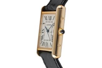 Thumbnail von Cartier Tank Louis Cartier 18k (0,750) Gold Quarz Herren W1529756 B&P Klassiker