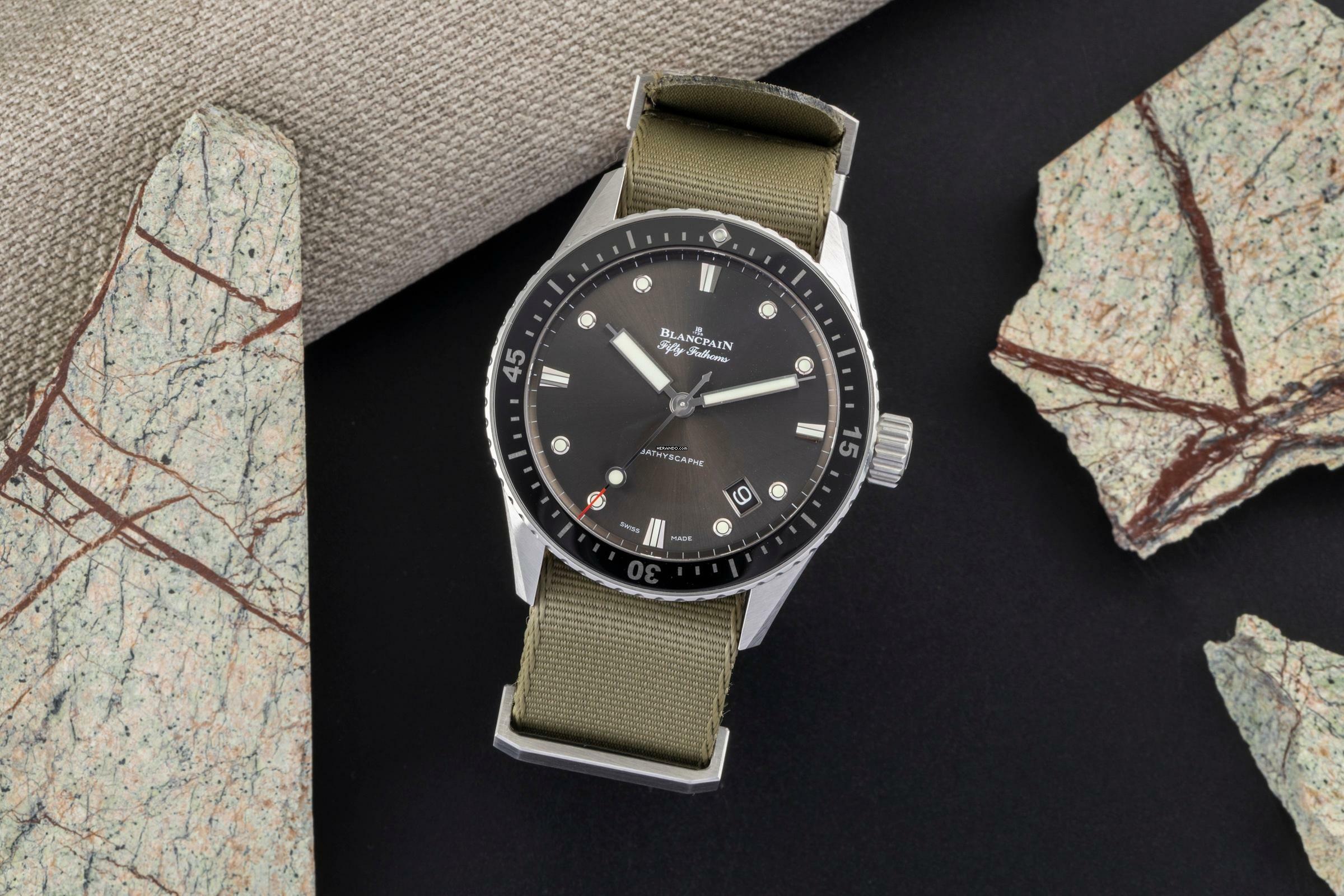Thumbnail von Blancpain Fifty Fathoms Bathyscaphe Stahl Ref. 5000 1110 B52A