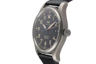 Thumbnail von IWC Fliegeruhr Mark Pilot Mark XVIII Heritage Automatik Titan Datum Ref. IW327006 Papiere