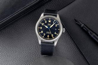 Thumbnail von IWC Fliegeruhr Mark Pilot Mark XVIII Heritage Automatik Titan Datum Ref. IW327006 Papiere