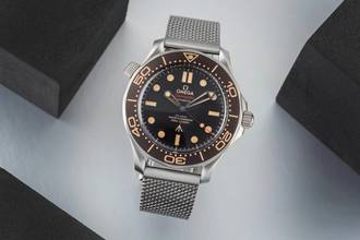 Thumbnail von Omega Seamaster Diver 300 M James Bond 007 Titan Automatik 210.90.42.20.01.001