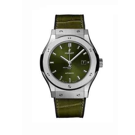  Hublot Classic Fussion 42MM - Green Dial - 24 Months Warranty 542.NX.8970.LR 2020 