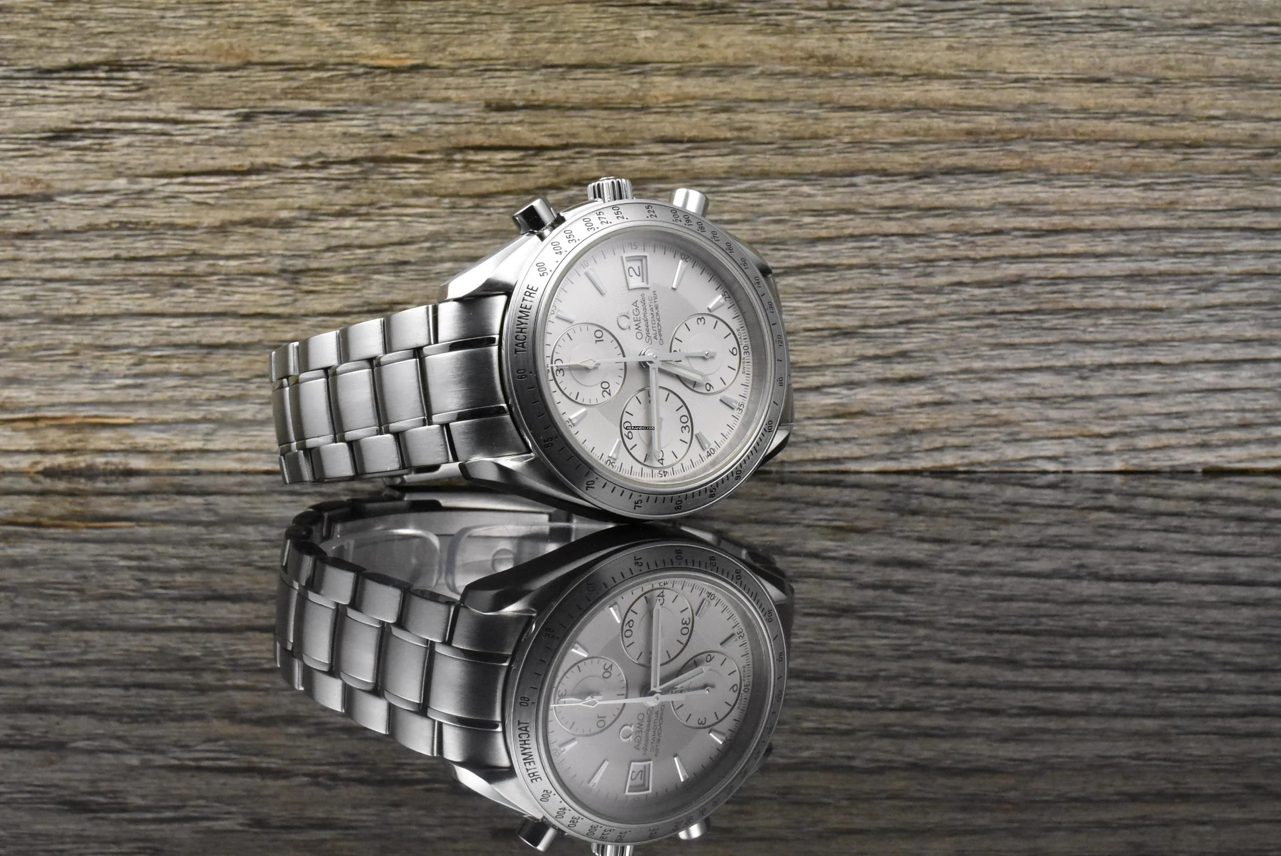 Thumbnail von Omega Speedmaster Date 40 Silver / White Dial Automatic