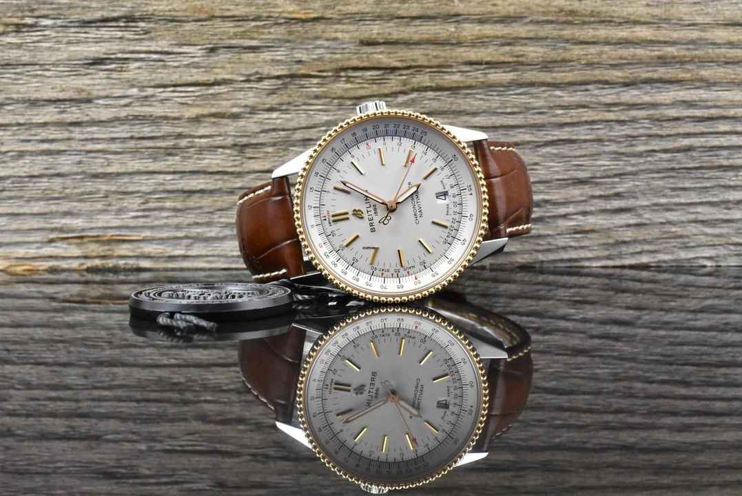  Breitling Navitimer 1 Automatic 38 U173252 Stahl / Roségold Automatic Full Set 2019 