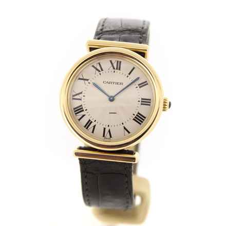  Cartier Vendome Biplan Watch Full Set 