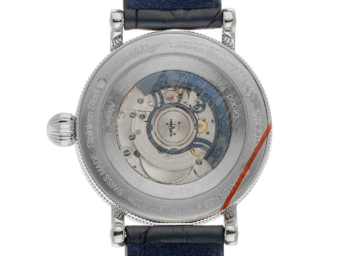 Thumbnail von Chronoswiss Open Gear Resec Big Wave Ref.CH-6923-BLBL 2021 Full Set wie Neu Vintage Open Gear Resec Big Wave Faltschließe