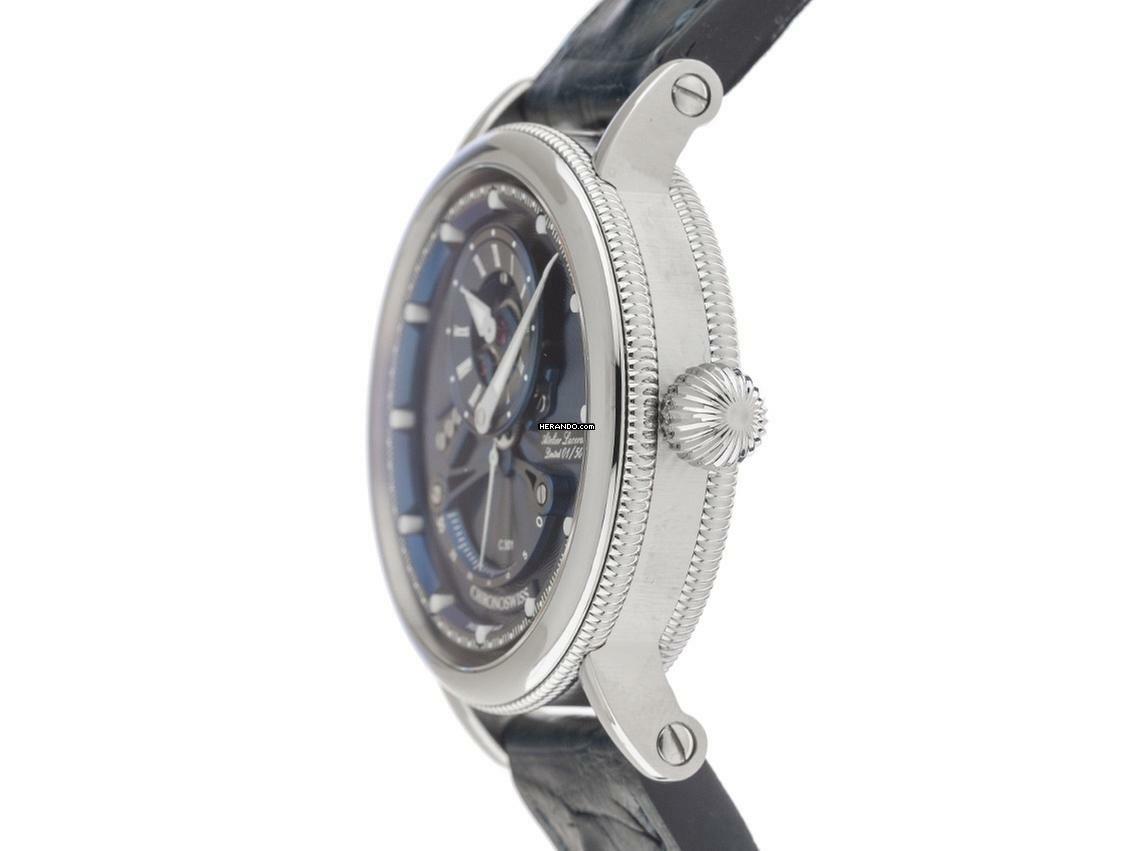 Thumbnail von Chronoswiss Open Gear Resec Big Wave Ref.CH-6923-BLBL 2021 Full Set wie Neu Vintage Open Gear Resec Big Wave Faltschließe