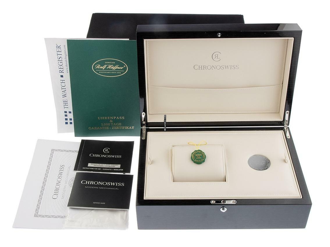 Thumbnail von Chronoswiss Open Gear Resec Big Wave Ref.CH-6923-BLBL 2021 Full Set wie Neu Vintage Open Gear Resec Big Wave Faltschließe