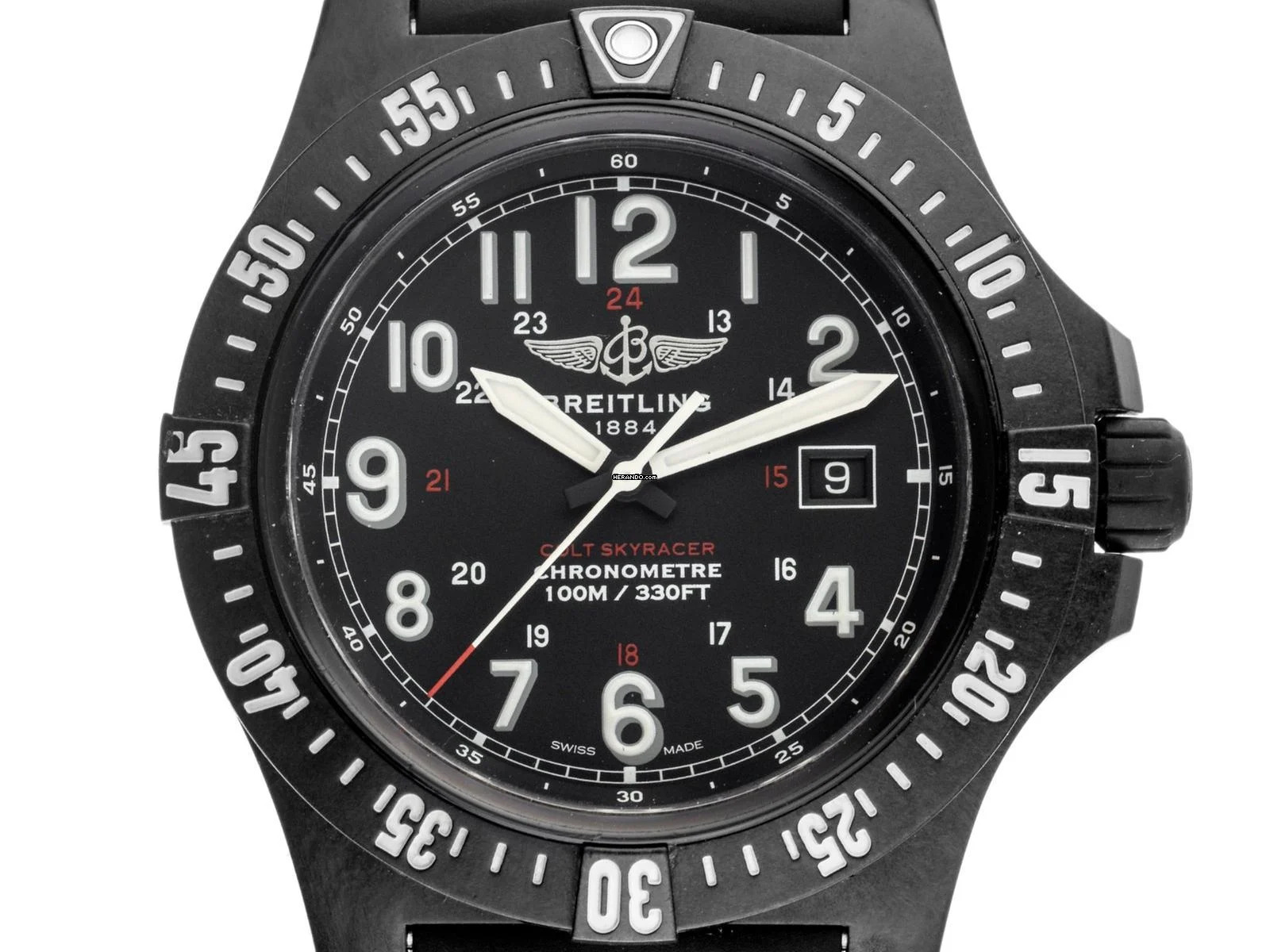 Breitling Colt Skyracer Ref.X74320E4/BF87 2019 Full Set wie Neu Vintage Colt Skyracer Carbon