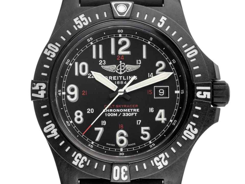  Breitling Colt Skyracer Ref.X74320E4/BF87 2019 Full Set wie Neu Vintage Colt Skyracer Carbon 